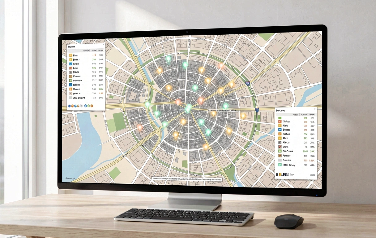 Geo-fencing de mercado